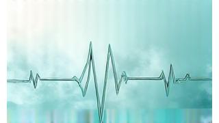 Abstract illustration representing healthcare, with medical symbols like a caduceus, heart rate monitor, and soothing colors, for healthcare roles.